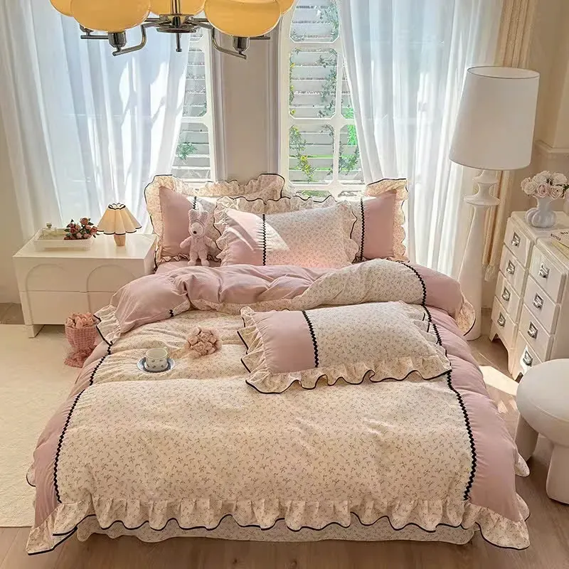 Set 4 món Chăn ga gối đũi bèo New nhất ( ga giường khách lấy sai nào vui lòng ghi chú ạ 716951