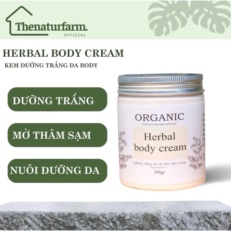 🌾Kem dưỡng trắng Body Herbal Natural - 300gr 
 144044