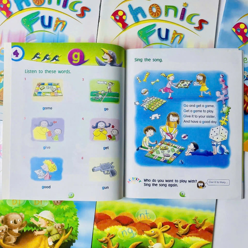 Sách - Phonics fun (6 cuốn) 359230