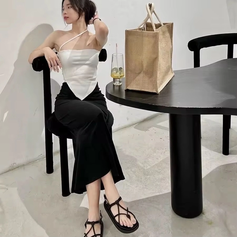 Chân váy đuôi cá dáng dài thun gân co dãn cực tôn dáng 496873