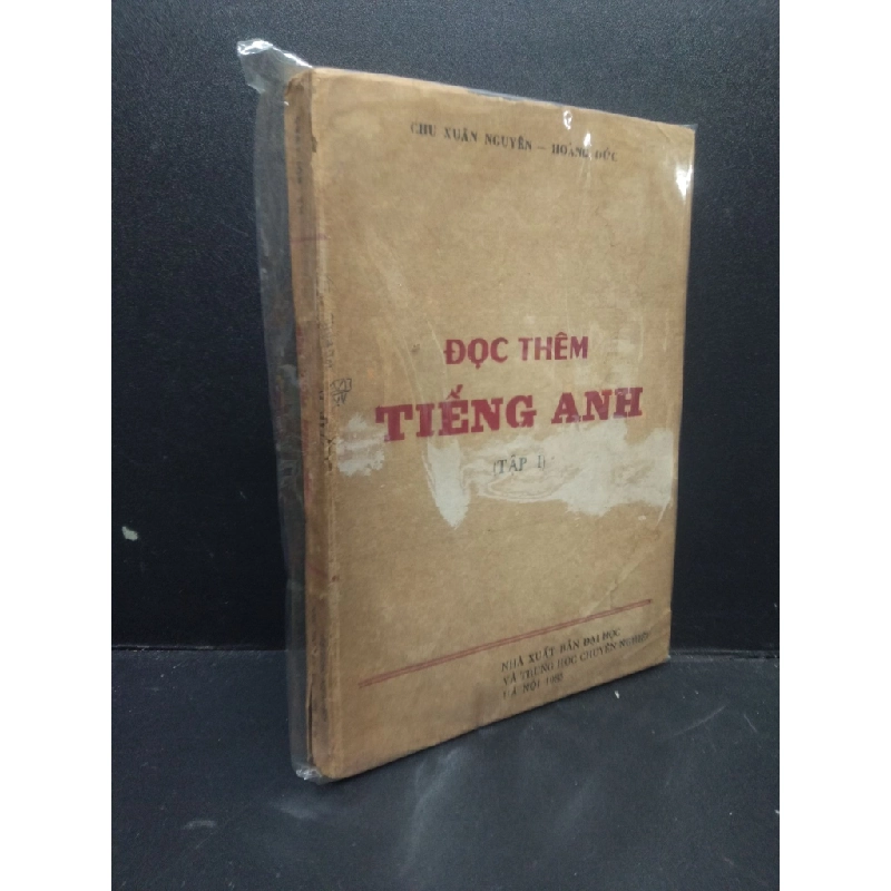 [Phiên Chợ Sách Cũ] Đọc thêm Tiếng Anh tập 1 Chu Xuân Nguyễn-Hoàng Đức bọc seal bìa rách trầy giấy 2303 421022