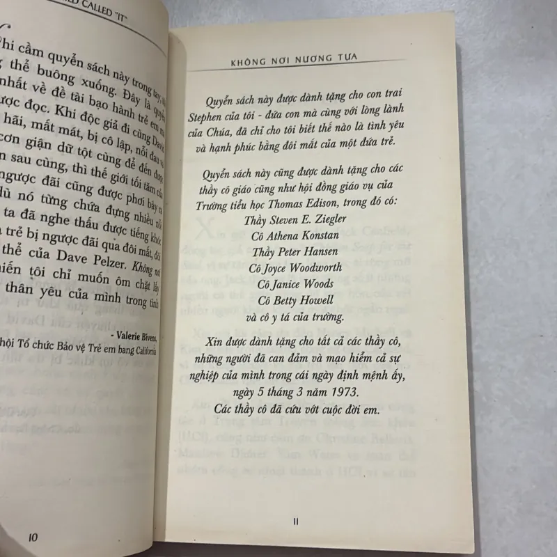 Không nơi nương tựa - Dave Pelzer (t01) 750979