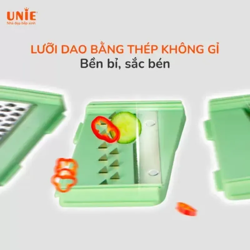 Bộ dụng cụ quay vắt đa năng Unie US4000M (7in1) Lưỡi thép không gỉ 727653