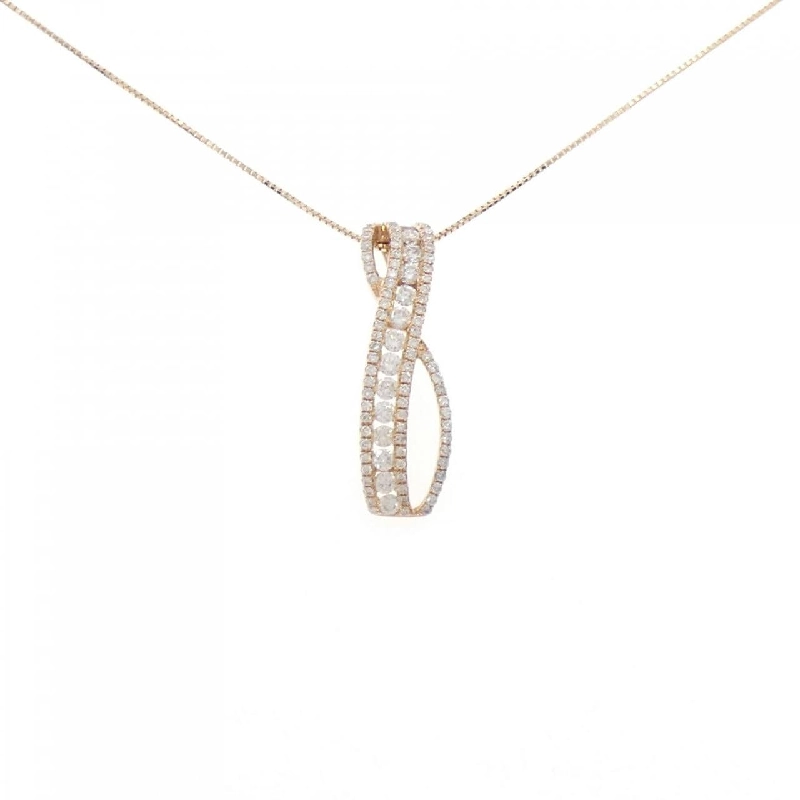 K18PG Dây chuyền kim cương 1.00CT - Hàng hiệu Chính hãng 861540