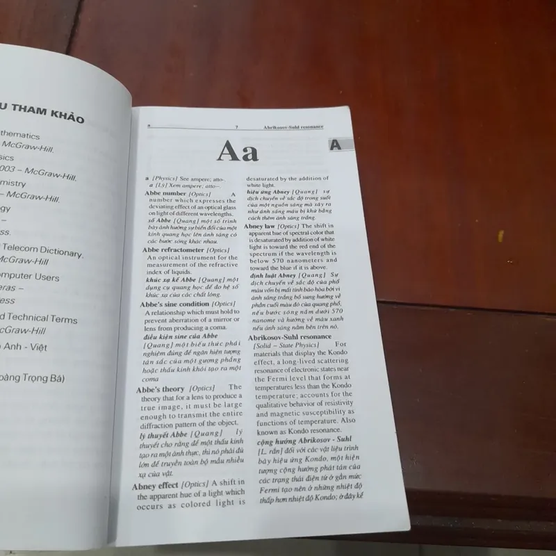TỪ ĐIỂN VẬT LÝ Anh - Anh - Việt 731662