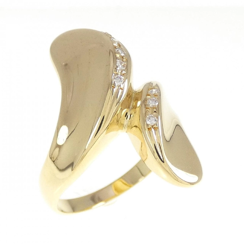 Nhẫn kim cương K18YG 0.08CT 672033