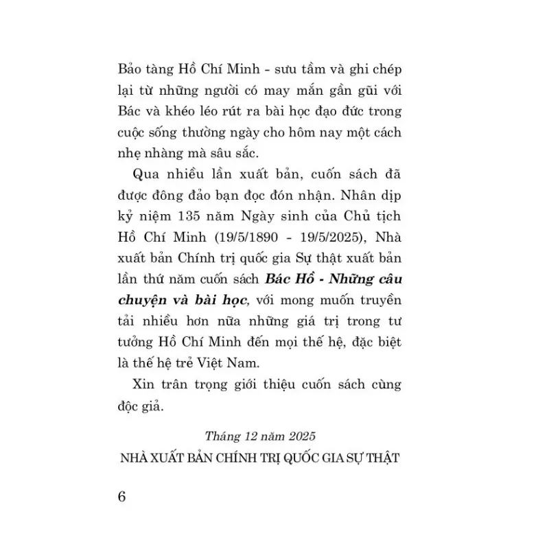 Bác Hồ - Những câu chuyện và bài học 1044315