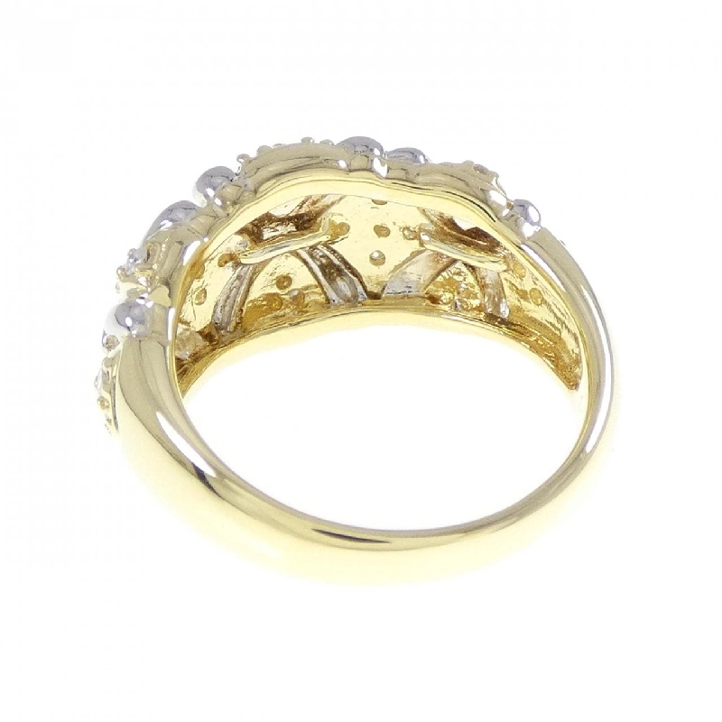 Nhẫn kim cương K18YG/PT900 0.30CT 667378