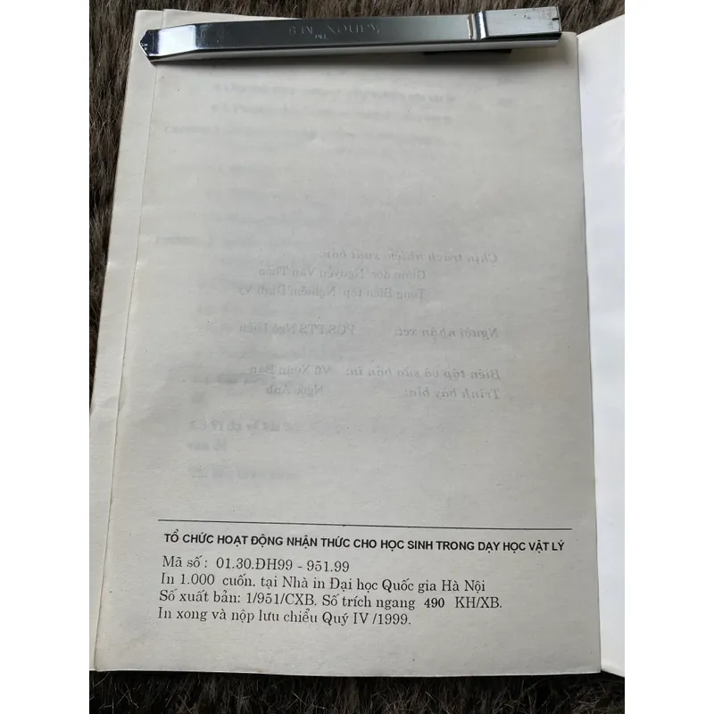 Tổ chức hoạt động nhận thức cho học sinh trong dạy học Vật Lí ở trường phổ thông  604428