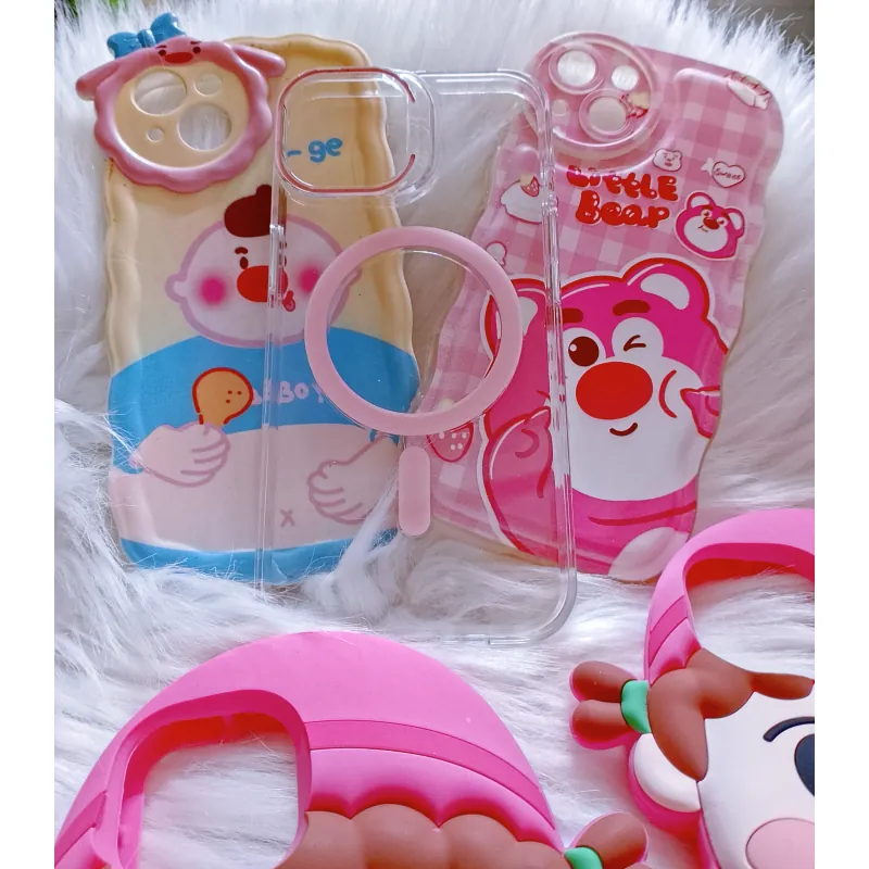 Ốp lưng iPhone 13 màu hồng dễ thương  777664