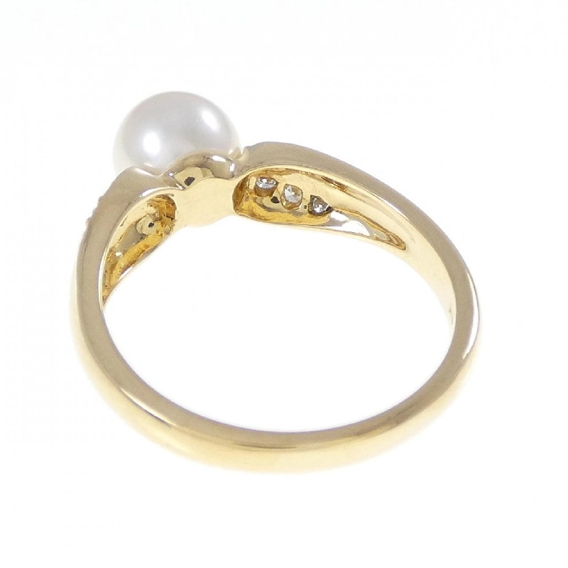 Nhẫn ngọc trai Akoya K18YG 6.9mm - Hàng hiệu Authentic 851304