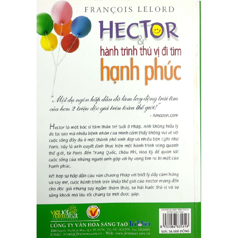 Hector Và Hành Trình Thú Vị Đi Tìm Hạnh Phúc - Francois Lelord 69826