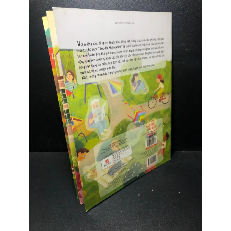 [Phiên Chợ Sách Cũ] Bóc dán thông minh luyện tay thật khéo, luyện mắt thật tinh thế giới quanh em năm 2020 2303 417450