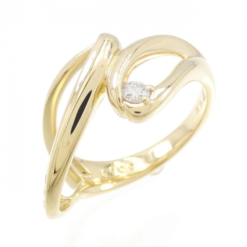 Nhẫn kim cương K18YG 0.09CT - Hàng hiệu Chính hãng 856099