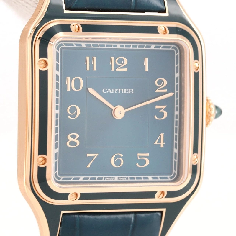 Cartier Santos-Dumont LM PG WGSA0098 PG･RG Cơ khí - Hàng hiệu Chính hãng 883251