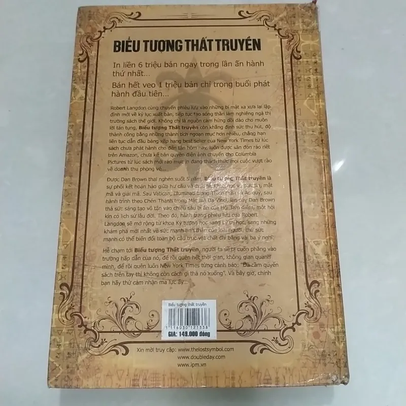 Sách Cũ - Biểu Tượng Thất Truyền - Đọc kĩ mô tả 1036863