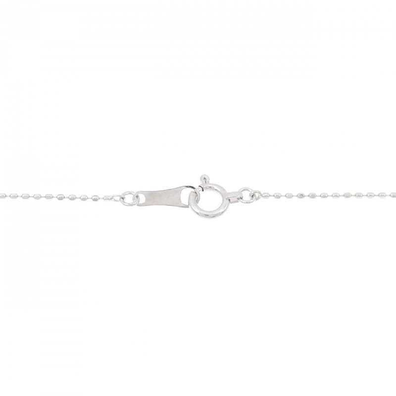 K18WG Dây chuyền kim cương chéo 0.50CT - Hàng hiệu Chính hãng 860316