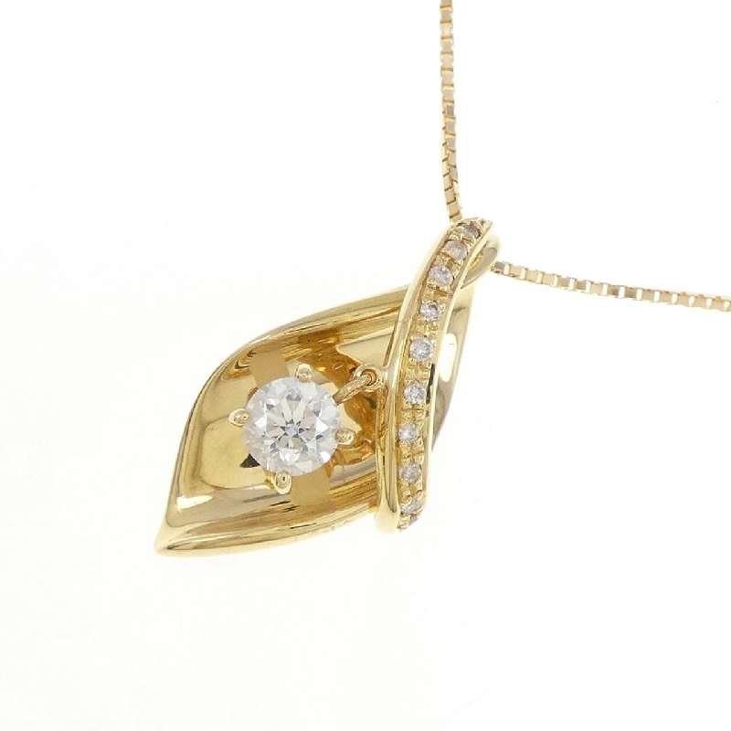 K18YG Dây chuyền kim cương 0.311CT - Hàng hiệu Chính hãng 859839