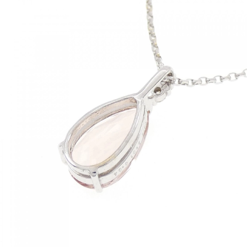 K18WG Morganite Necklace 2.01CT - Hàng hiệu Authentic 860914