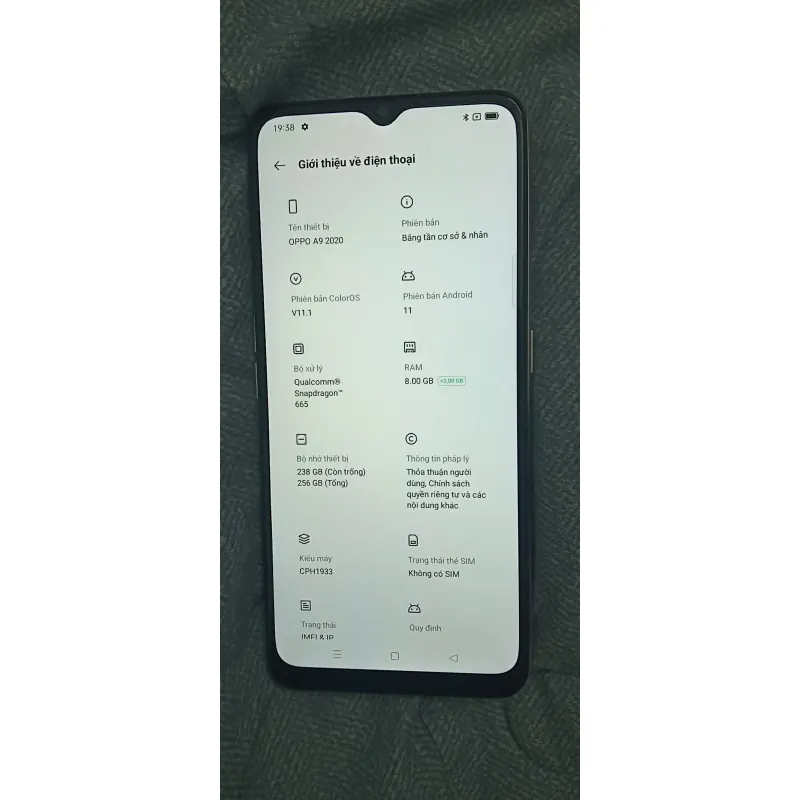 Điện thoại Oppo A9 2020 [ Mới ] mua tại thế giới di động  748043