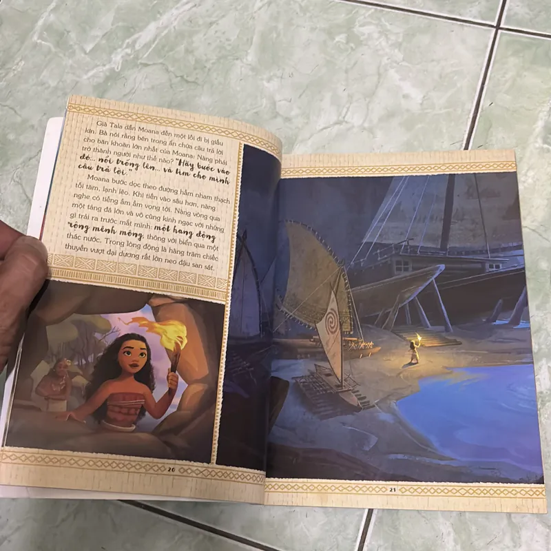 Hành trình của Moana - truyện tranh màu đồng hành với phim hoạt hình 572704