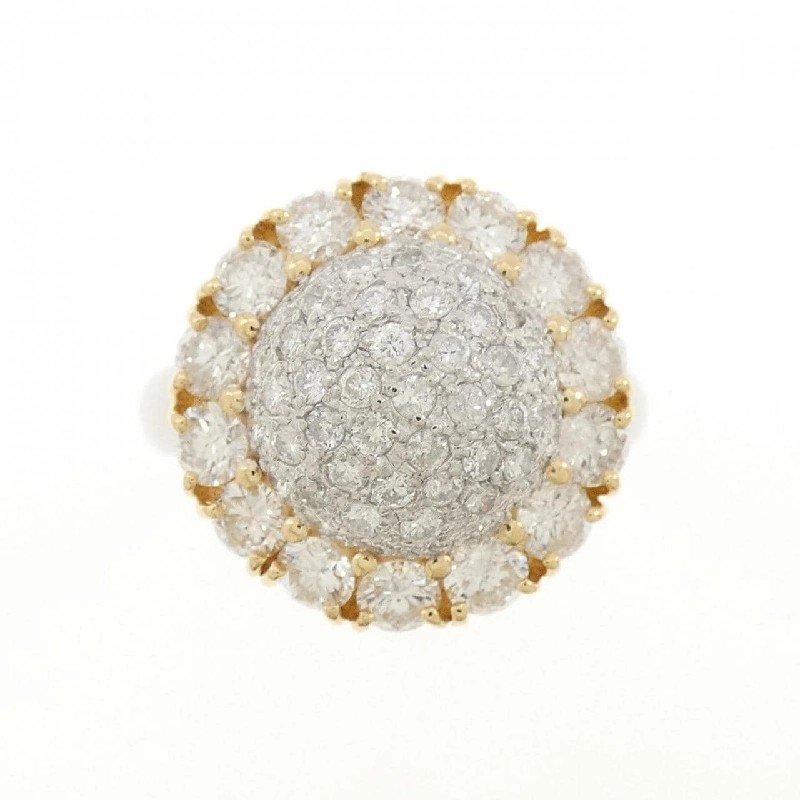 Nhẫn kim cương PT900/K18YG 2.03CT 670629