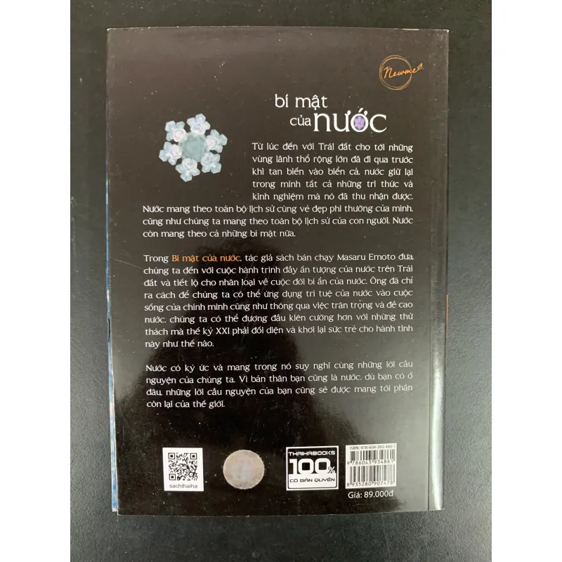 (Sách cũ) Bí mật của Nước - Masaru Emoto - Thanh Huyền dịch  933390