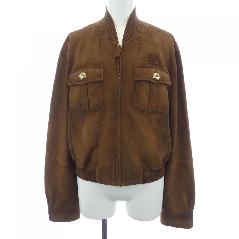 Jacket da MIU MIU MIU MIU logo MPV931 SOOO 104R - Hàng hiệu Authentic 809495