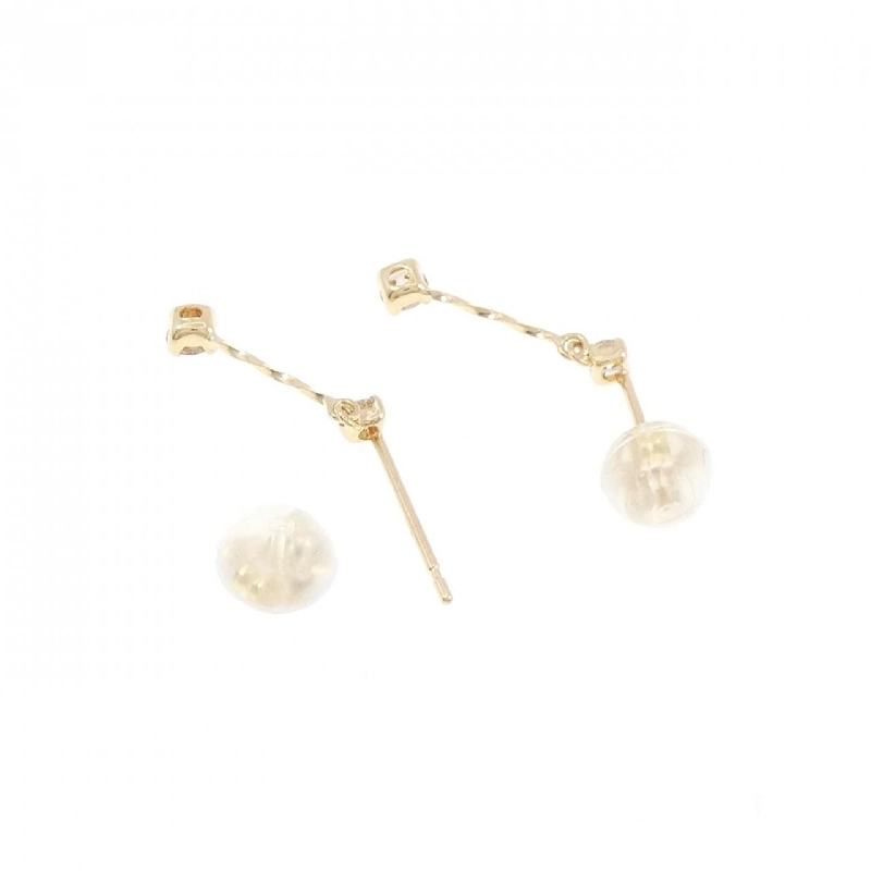 Bông tai kim cương K18YG 0.2CT - Hàng hiệu Chính hãng 865123