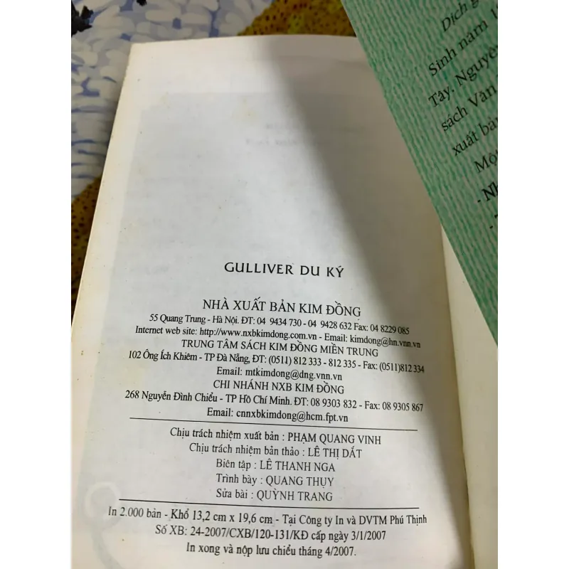 Gulliver Du Ký - Jonathan Swift 927310