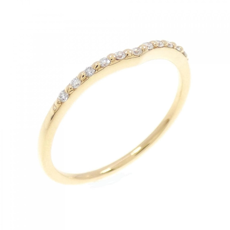 Nhẫn kim cương K18YG 673598