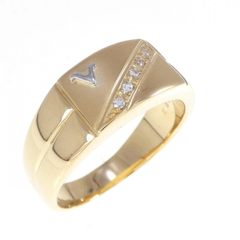 Nhẫn kim cương 750YG/PT900 0.03CT - Hàng hiệu Authentic 850933