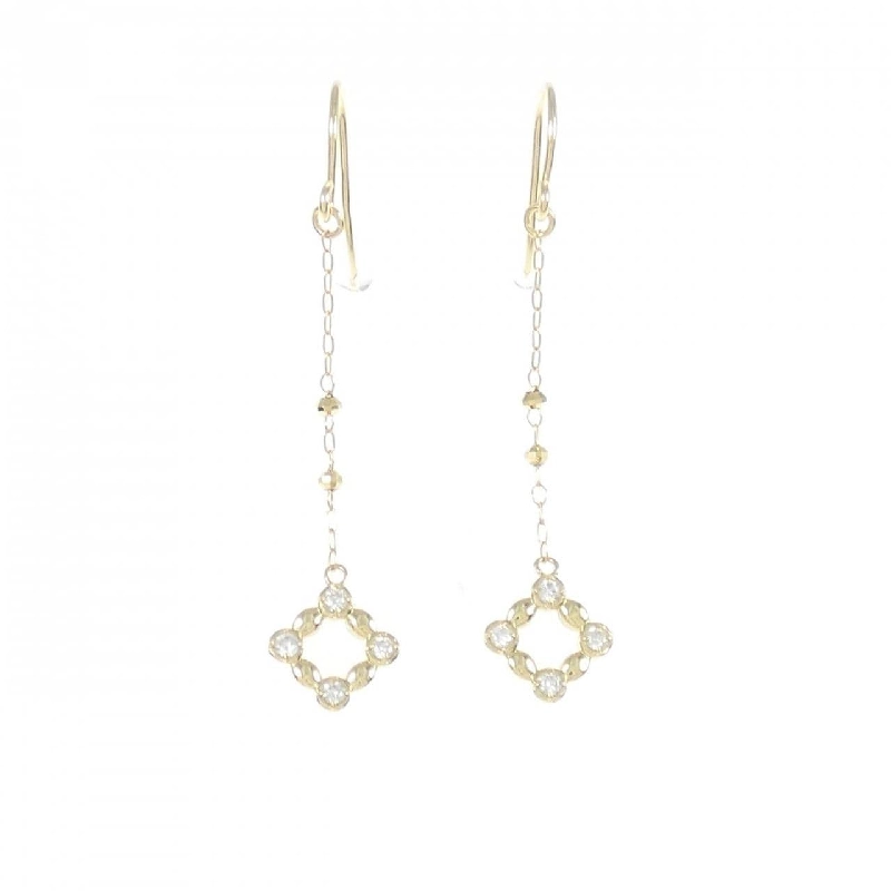 K18YG Bông tai kim cương 0.08CT - Hàng hiệu Chính hãng 873360