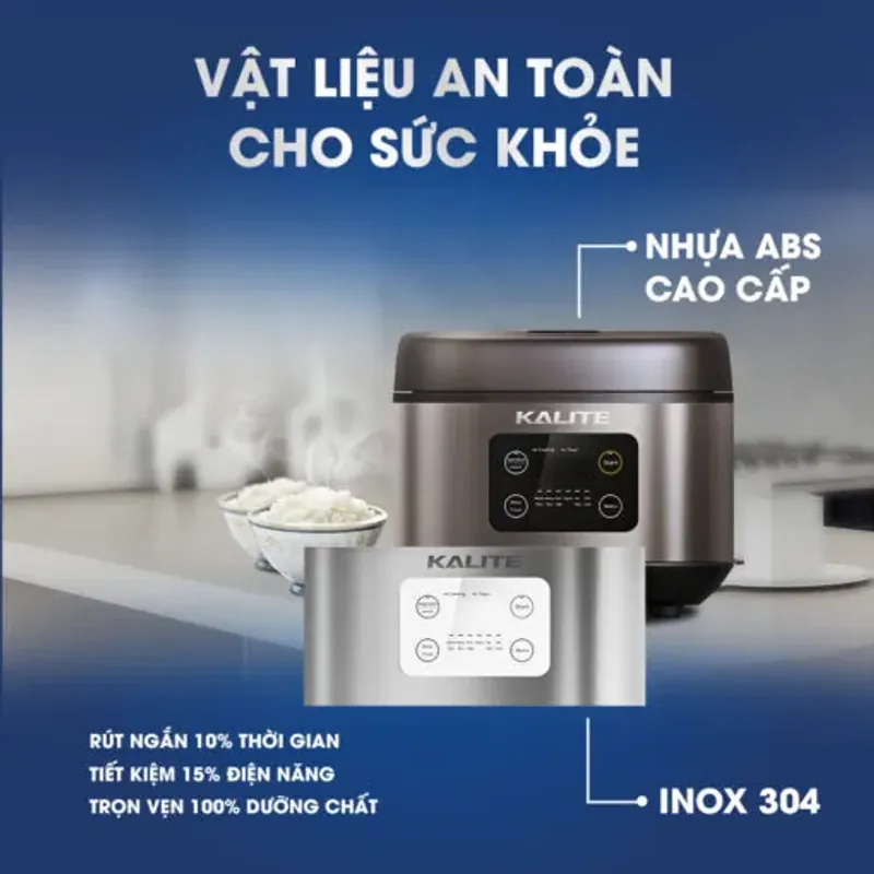 Nồi cơm điện đa năng Kalite KL-620 chính hãng tiết kiệm điện, mới 100% 572970