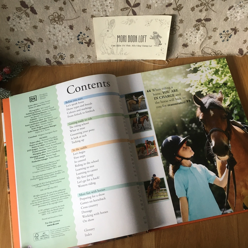 Sách tranh How To Horse Riding: A Step-by-Step Guide to Mastering Your Skills, Used, 7+ 463589