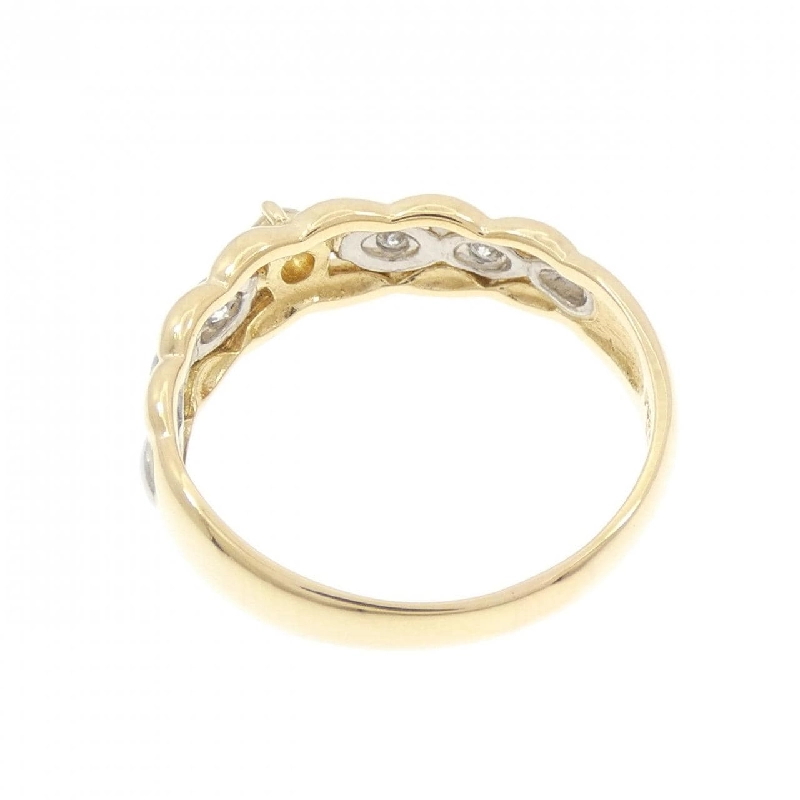 Nhẫn kim cương K18YG/PT900 0.15CT 669351