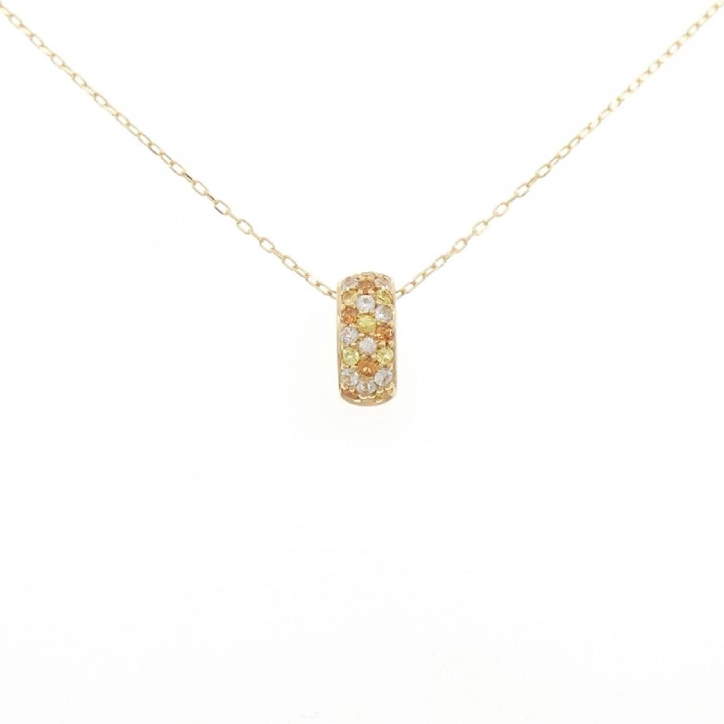 K18YG Sapphire Necklace 0.55CT - Hàng hiệu Authentic 865628