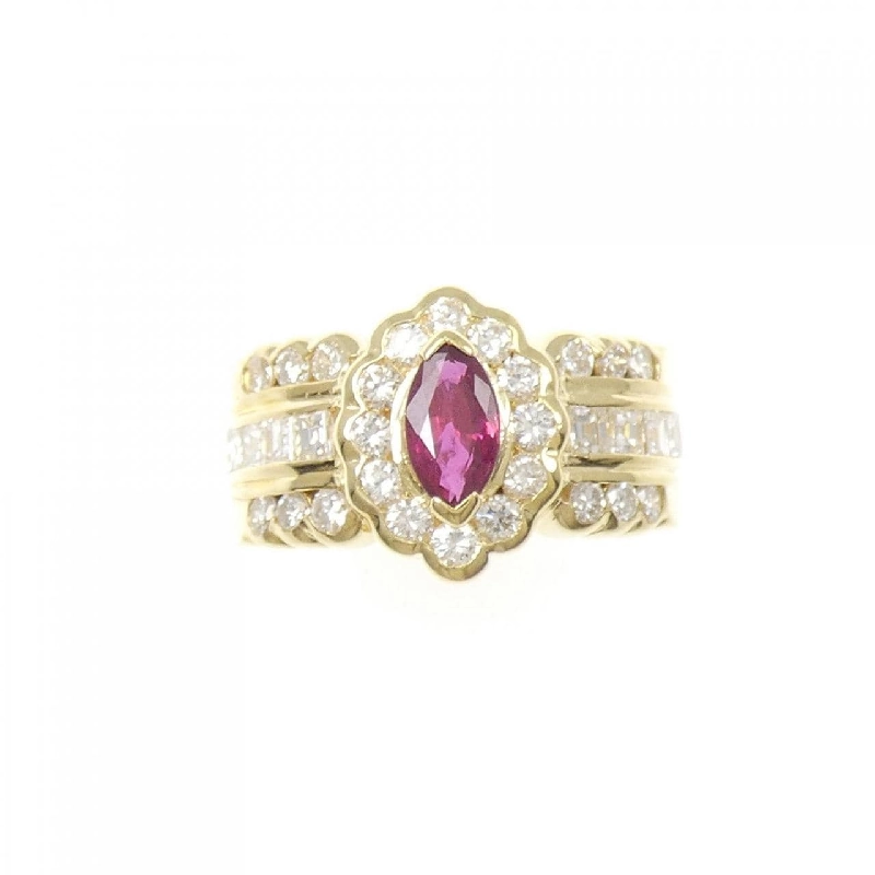 Nhẫn Ruby K18YG 0.54CT - Hàng hiệu Chính hãng 849987