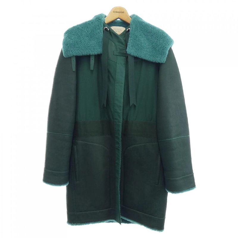 【Mã giảm giá】Áo khoác lông cừu HERMES 644205