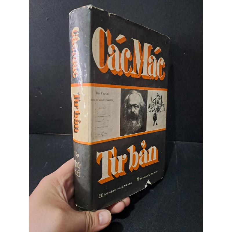 Tư bản phê phán khoa kinh tế chính tri tập 2 quyển 2 quá trình lưu thông của tư bản (bìa cứng) mới 70% bẩn bìa, ố 1985 Các Mác HCM1604 LỊCH SỬ - CHÍNH TRỊ - TRIẾT HỌC 919049