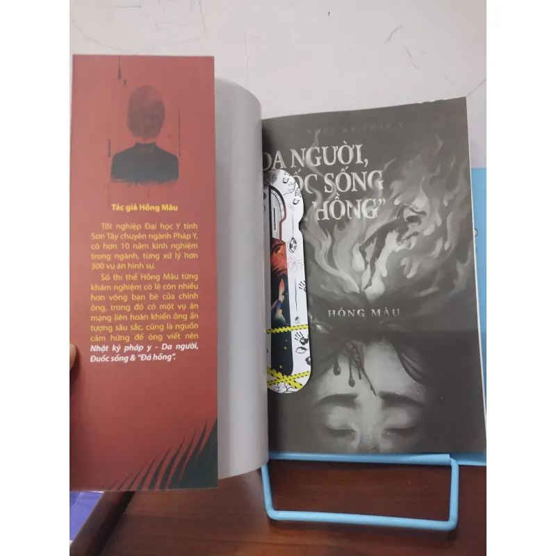 Sách: Nhật ký Pháp y - Da người, đuốc sống & Đá hồng - TG: Hồng Mâu 976597