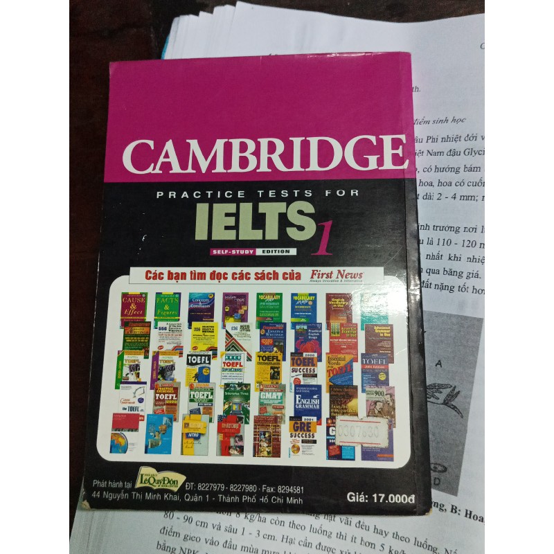 Cambridge English for IELTS 1và 2  18563