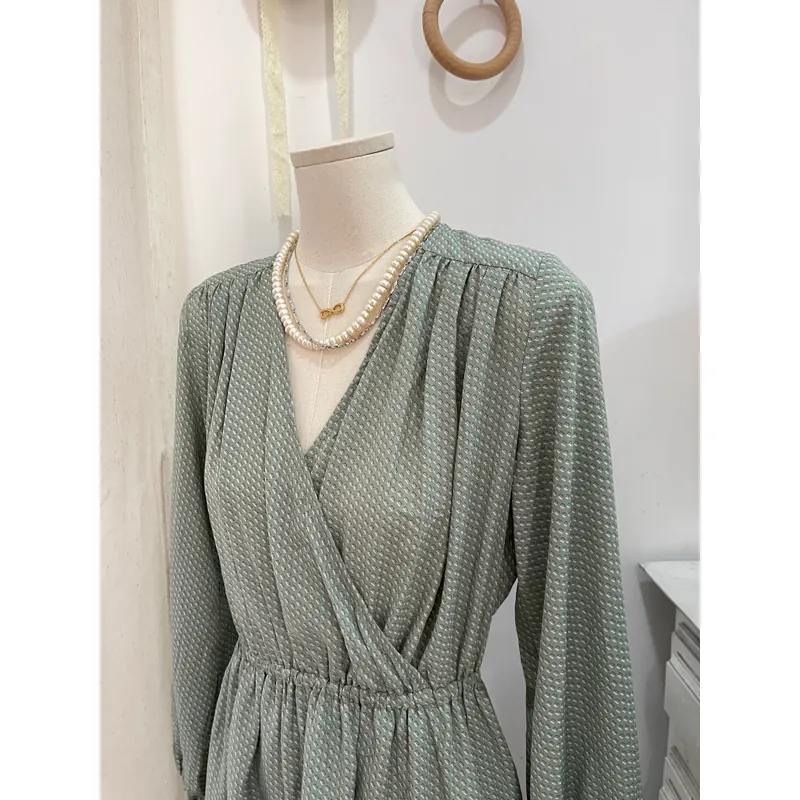 Đầm xô voan hiệu Nhật dáng eo điệu đà 707225