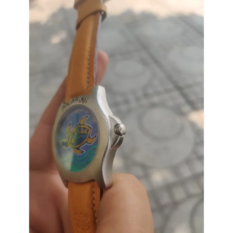 #Balarinji watch độc lạ 
Size 35 chưa núm 
Dial là mẫu chú rùa 🐢 mai mắn 
Xtram 1009978
