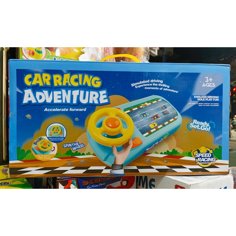 Đồ Chơi Vô Lăng Cho Bé Tập Lái Xe Ô Tô 661-8 Có Nhạc Car Speed Racing Adventure 301938