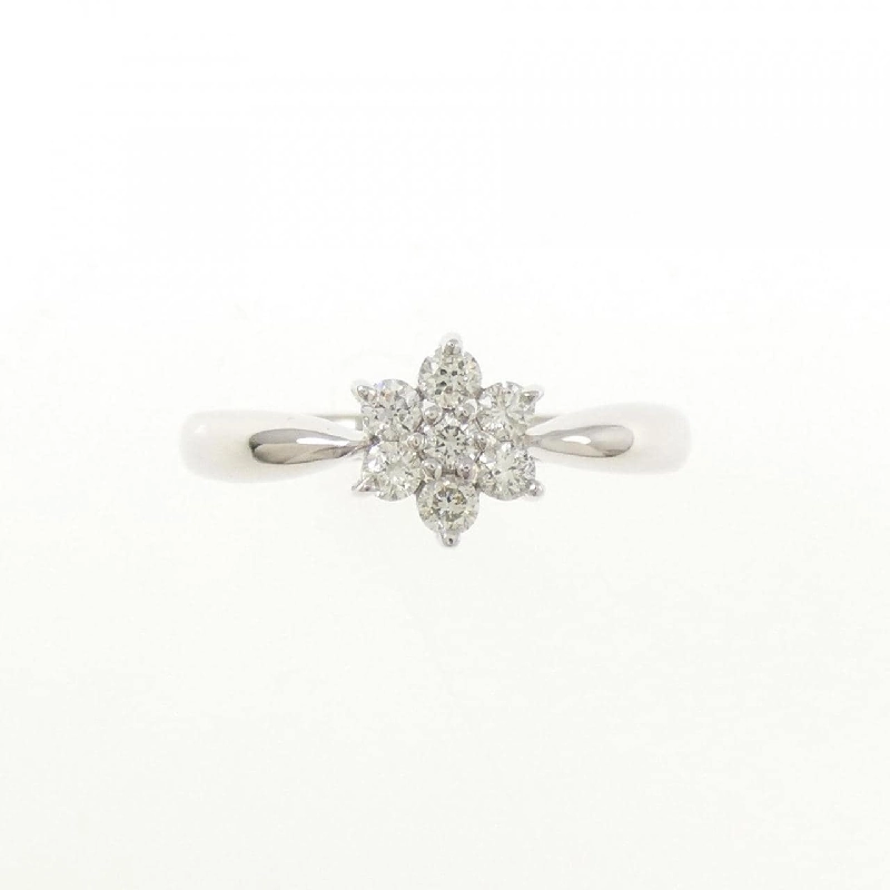 Nhẫn Kim Cương Hoa K18WG - Hàng hiệu Authentic 854027