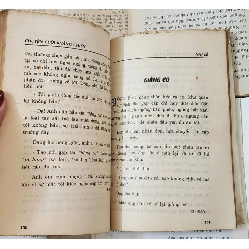 CHUYỆN CƯỜI KHÁNG CHIẾN- Nhị Lê 707228