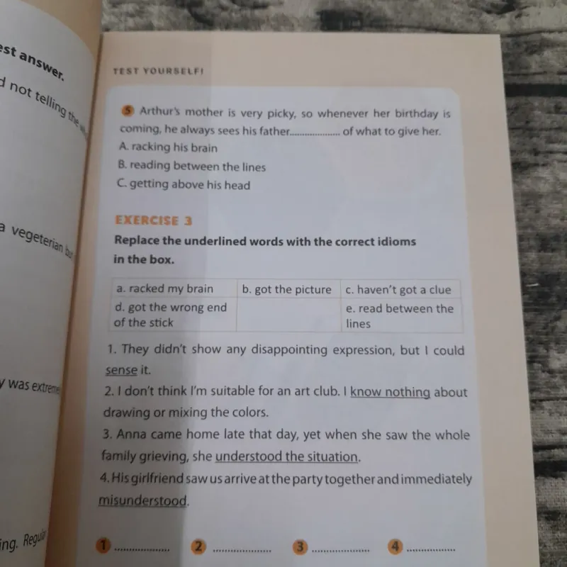 GET THE RIGHT END OF THE STICK IN IDIOMS.500 IDIOMS. Tg Lê Hoàng Hải Anh 746630