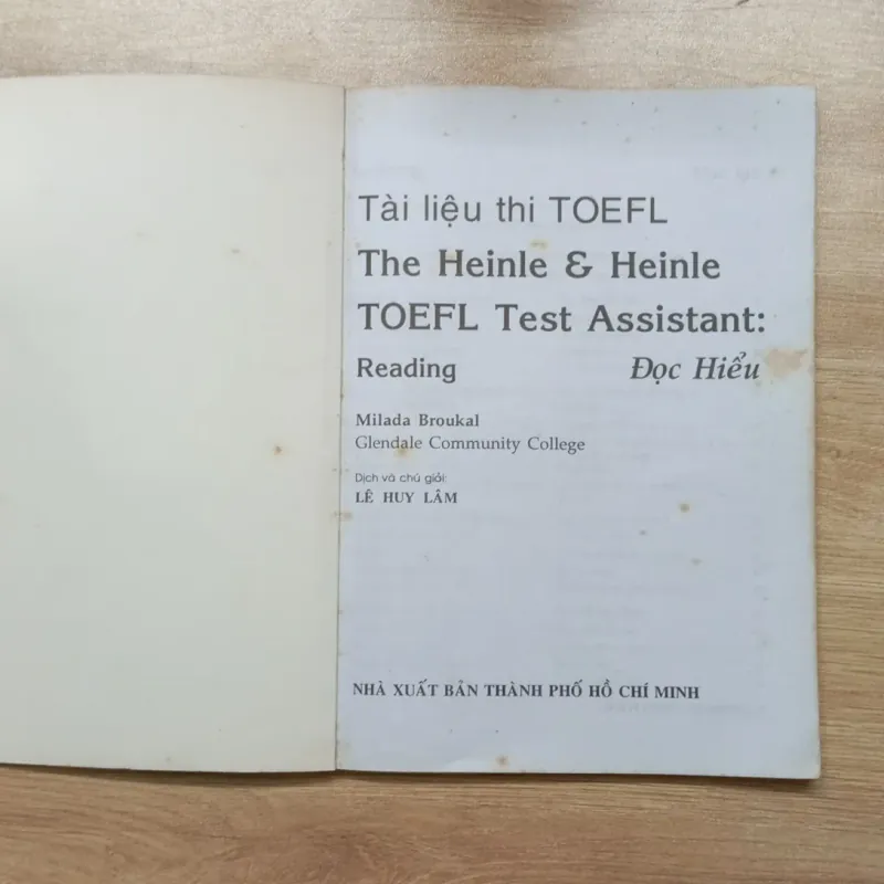 Sách TOEFL Test Assistant - Reading (2005) 927796