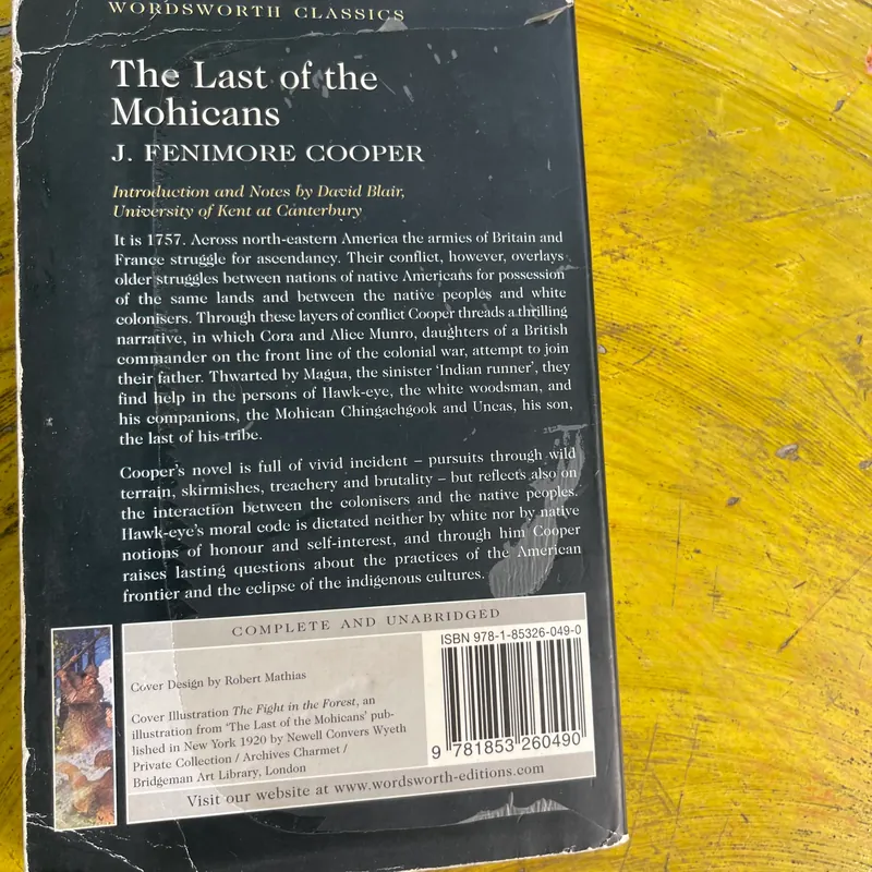 THE LAST OF THE MOHICANS- J. FENIMORE COOPER 561025